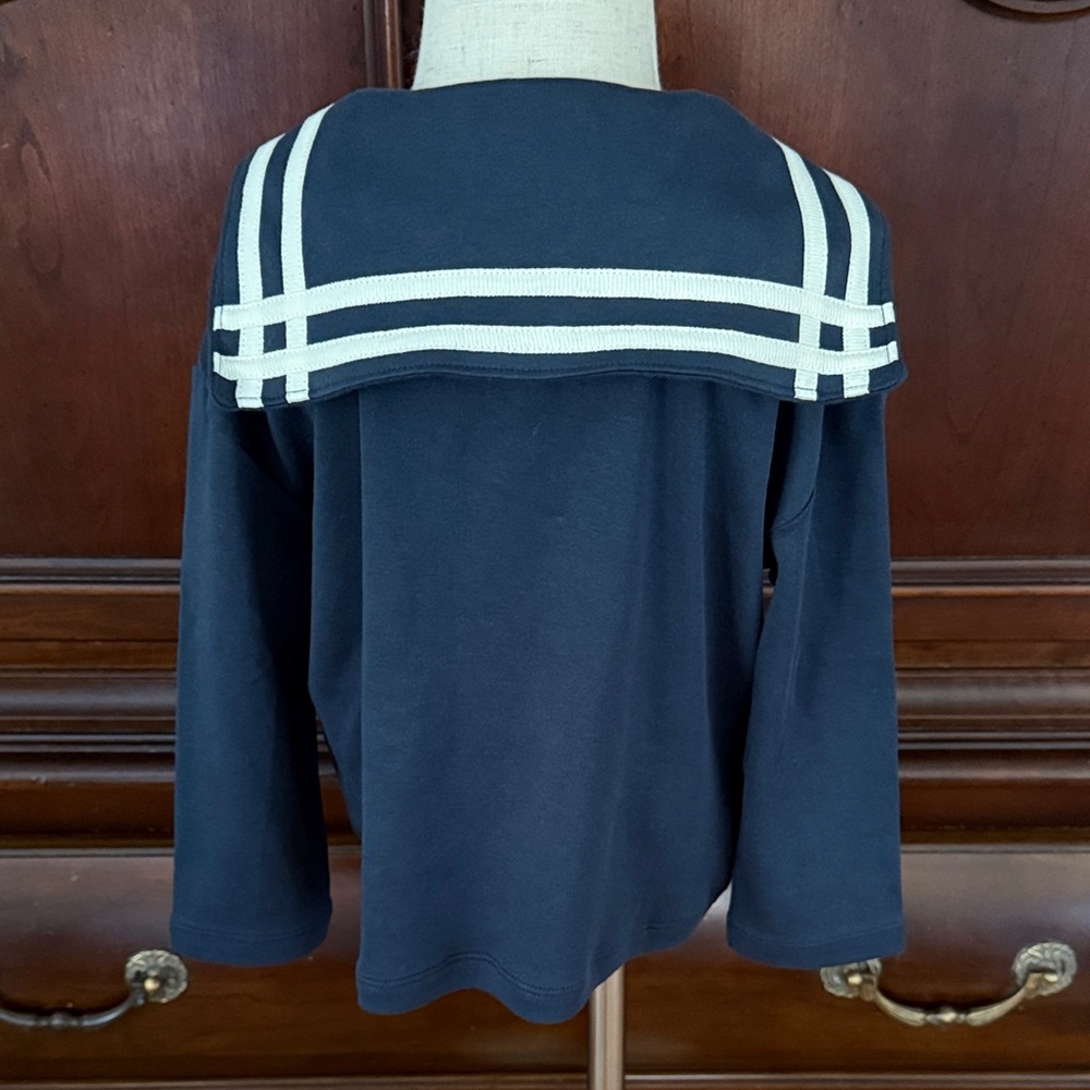 MISHA & PUFF Navy Boxy Sailor Top Size 3T NWT - Picture 6 of 7